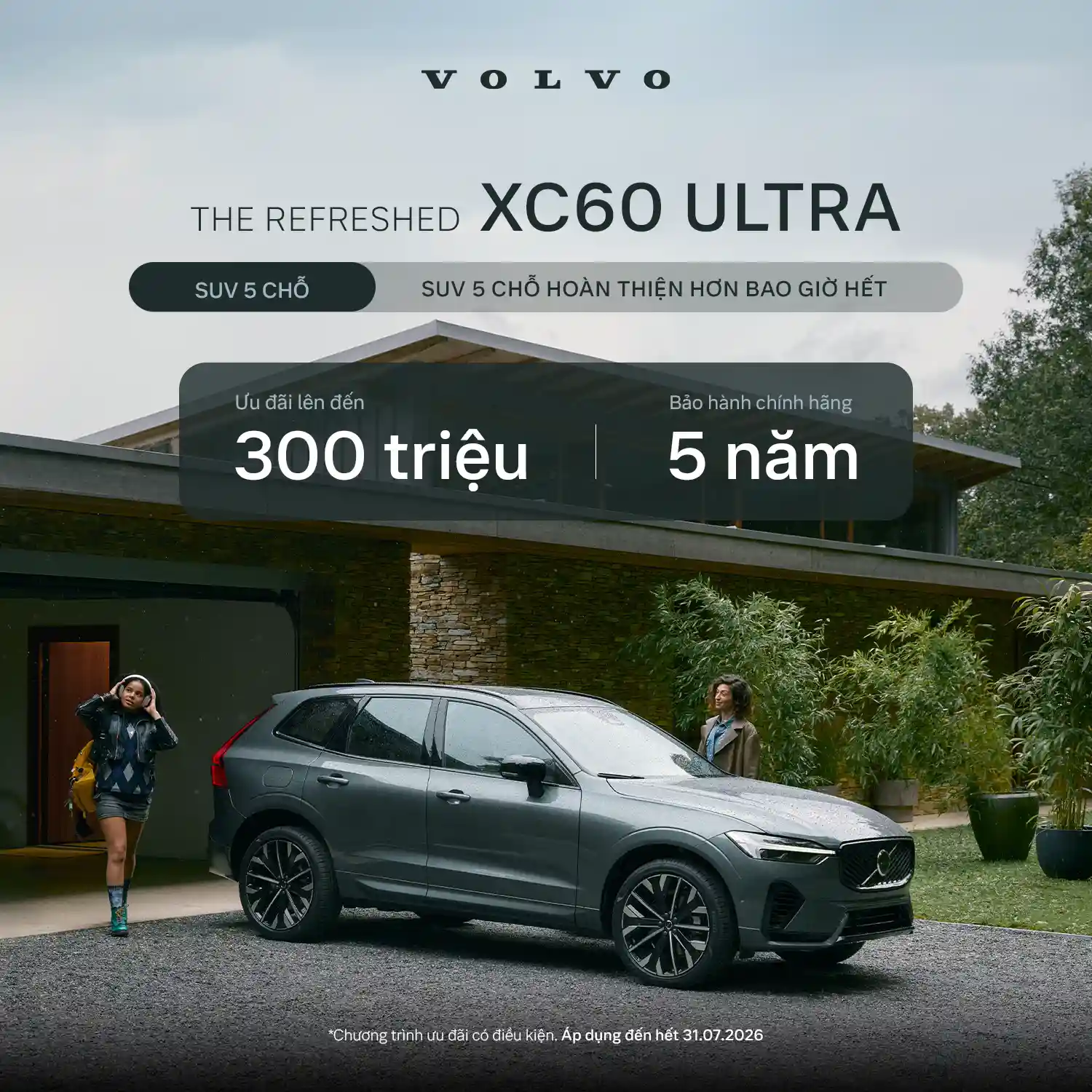 Chương trình khuyến mại Volvo XC60 Ultra Tháng 7/2026