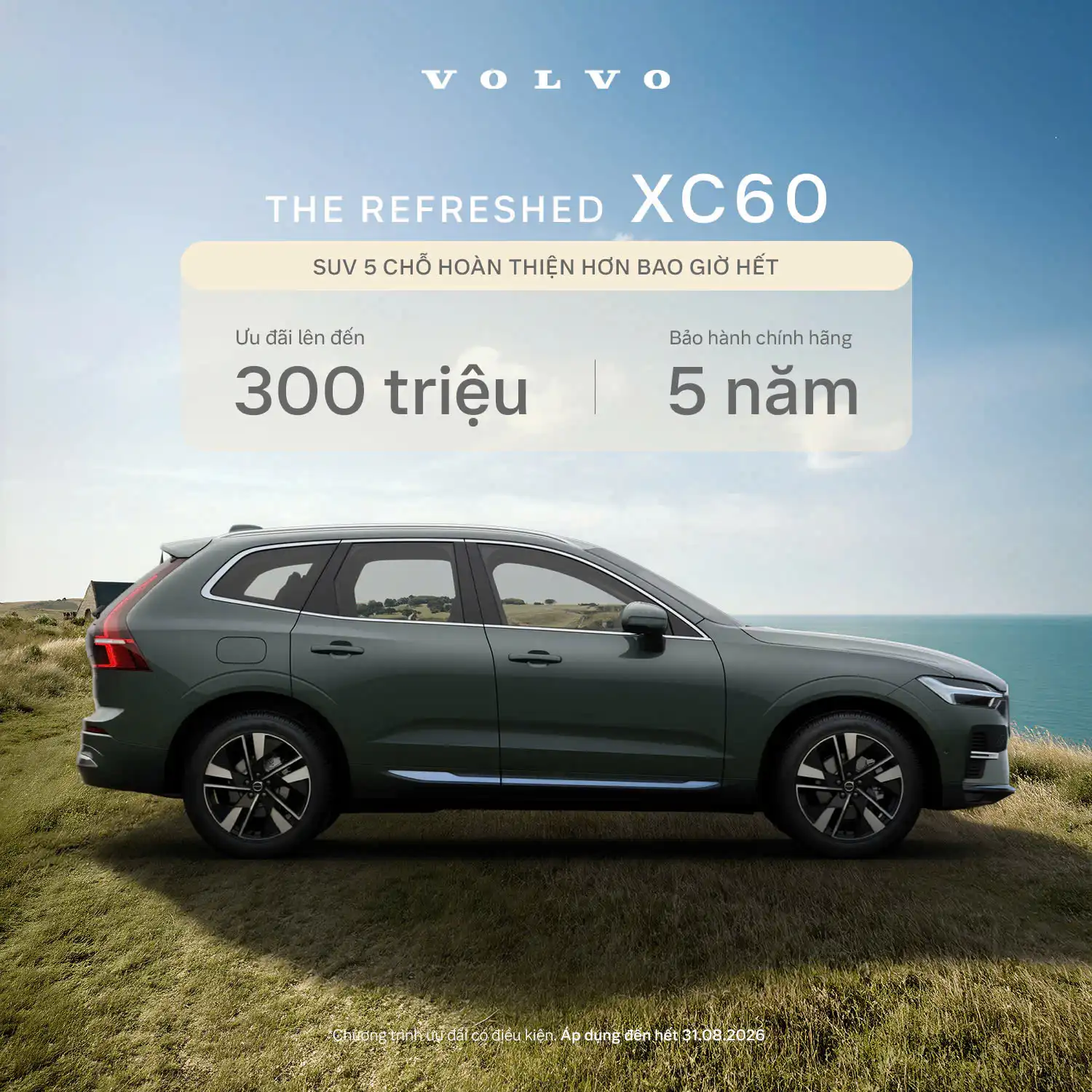 Chương trình khuyến mại Volvo XC60 Ultra Tháng 8/2026
