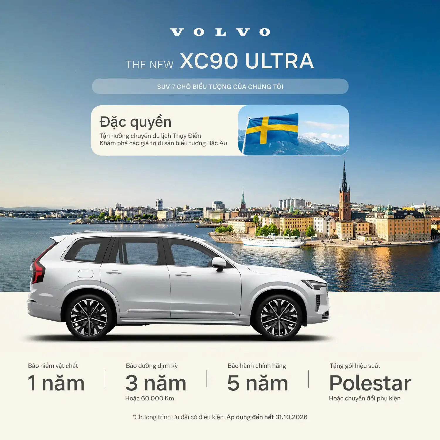 Chương trình khuyến mại volvo xc90 Ultra tháng 8/2026