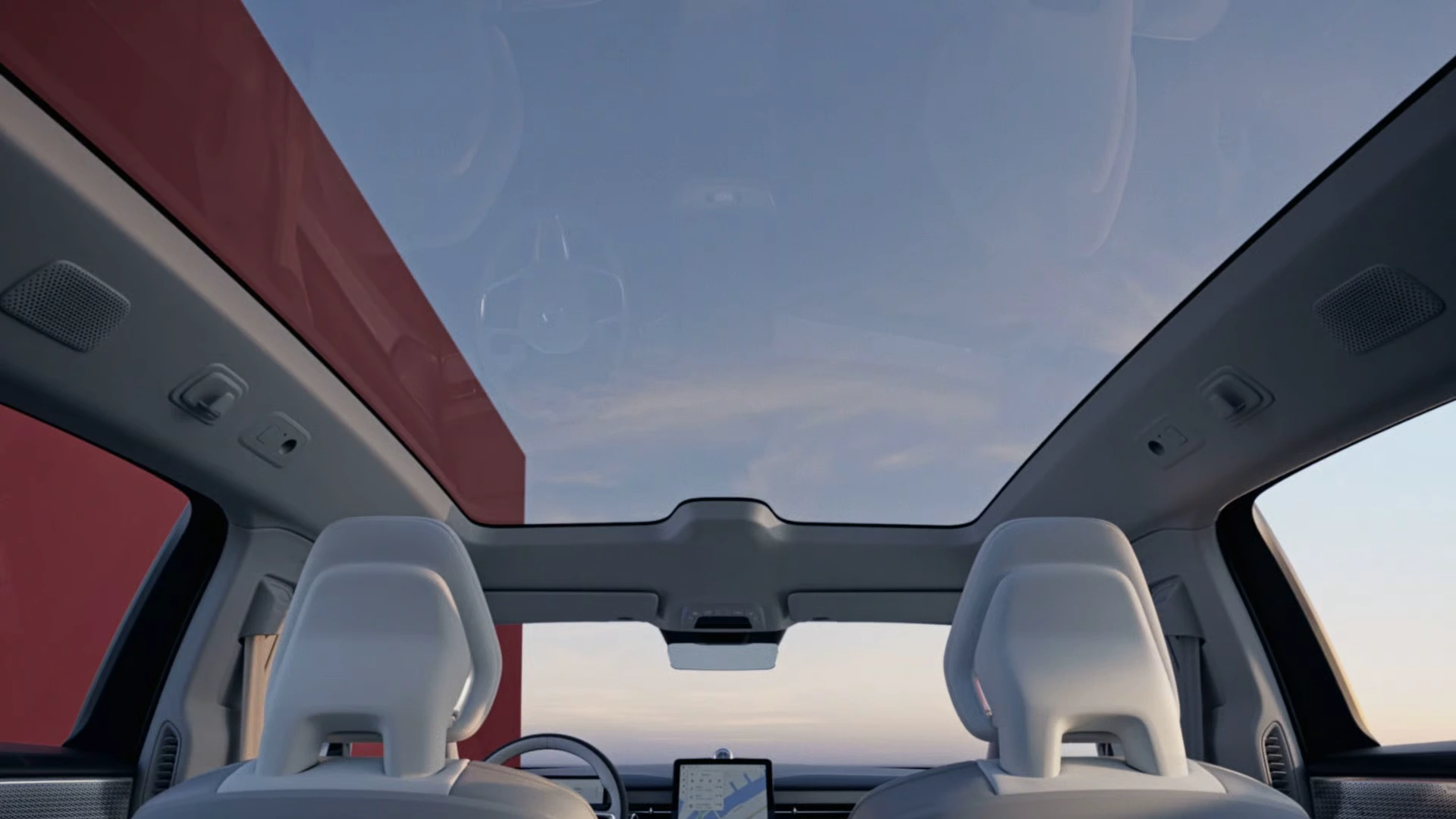 Một trong những trang bị cao cấp nhất trên Volvo ES90 là cửa sổ trời toàn cảnh Electrochromic.